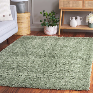 Safavieh Lindsay Shag Area Rug - Plush, Durable, And Stylish For Any Space - Turkish Craftsmanship And Elegance Green Polyester Lns560y-3