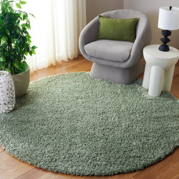 Safavieh Lindsay Shag Area Rug - Plush, Durable, And Stylish For Any Space - Turkish Craftsmanship And Elegance Green Polyester Lns560y-3