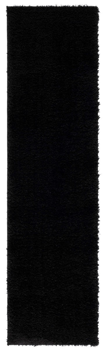 Safavieh Lindsay Shag 560 LNS560 Power Loomed Shag & Flokati Rug Black LNS560Z-7SQ