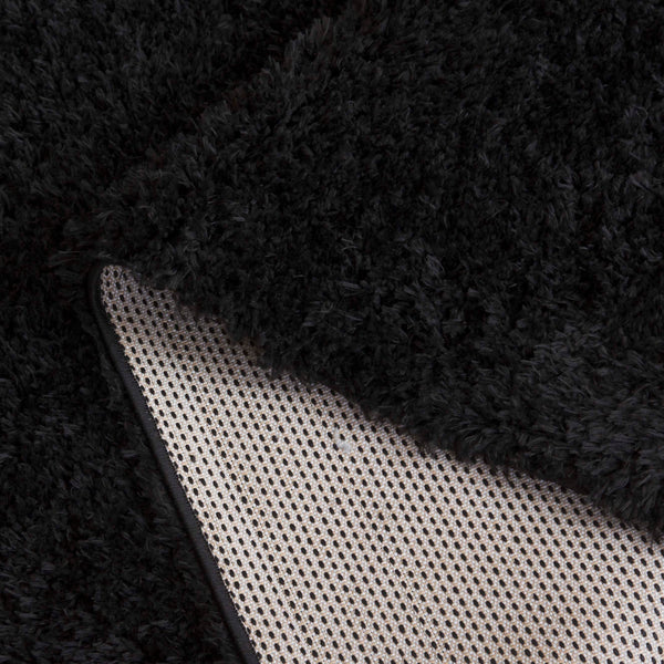 Safavieh Lindsay Plush Black Shag Rug — Deep 1.875" Pile, Power-Loomed Turkish Polyester Blend For Cozy Rooms 10'-0" x 14'-0" LNS560Z-10