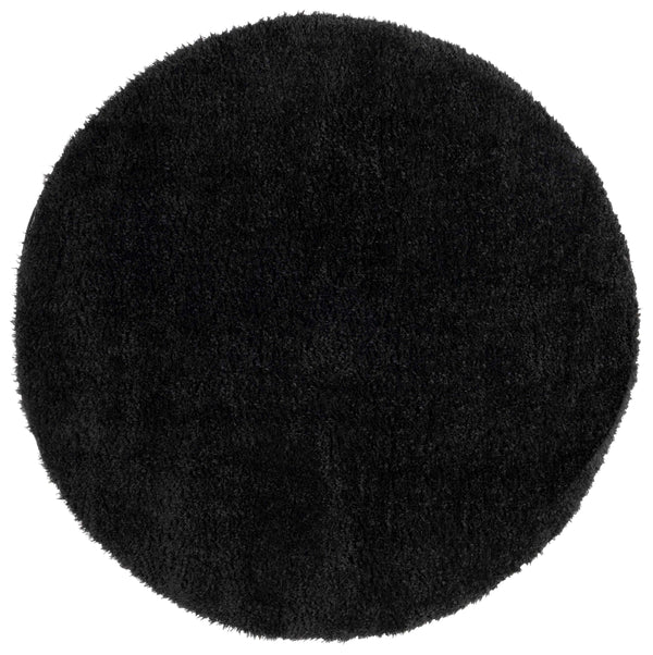 Safavieh Lindsay Luxurious Black Shag Rug — Plush 1.875" Pile, Power-Loomed Turkey, Soft Stain-Resistant Texture 3'-0" x 5'-0" LNS560Z-3