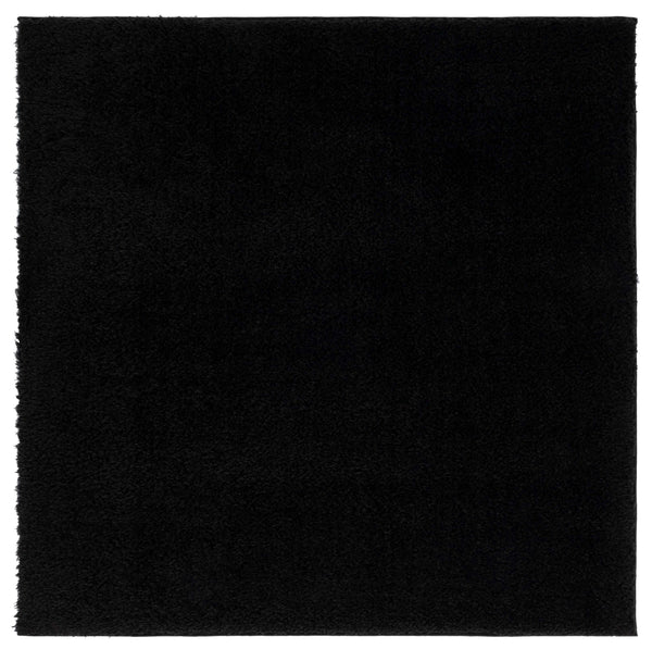 Safavieh Lindsay Plush Black Shag Rug — Deep 1.875" Pile, Power-Loomed Turkish Polyester Blend For Cozy Rooms 10'-0" x 14'-0" LNS560Z-10