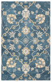 Rizzy Leone LO9985 Hand Tufted Transitional Wool Rug Blue 9' x 12'