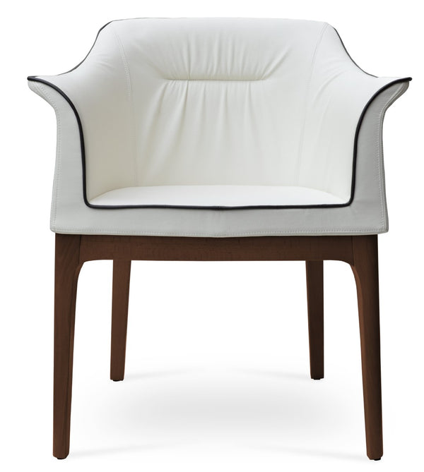 Soho Concept London Armchair Dining Chair - Luxury Camira Yoredale Boucle Fabric, 10-year Guarantee & Ergonomic Comfort   Soho-concept-dining-chair-04508