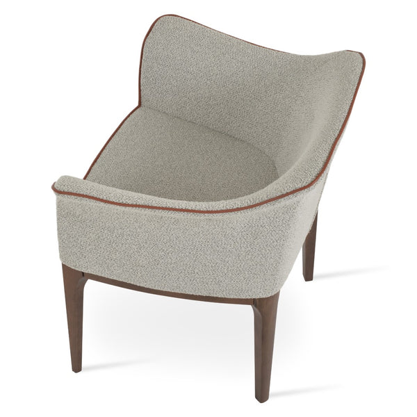 Soho Concept London Wood Armchair - Elegant Dining Chair With Versatile Upholstery Options & 2-year Guarantee White,Grey,Walnut  Soho-concept-dining-chair-04507
