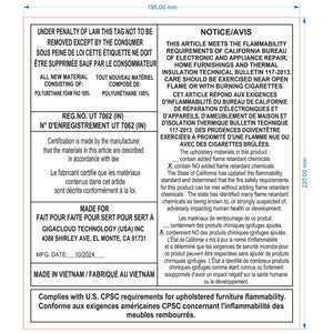 English Elm Full Size Linen Upholstered Daybed with Storage Drawers Sofa Bed for Guest Rooms Gray LP000172AAE-1