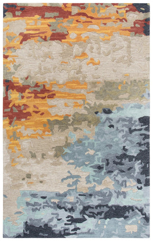 Alora Decor Lapis Hand-Tufted Wool-Viscose Rug With Hand-Carved Texture, Neutral Shimmer For Living Areas 10' x 13' LAPLP1007TNMU0113