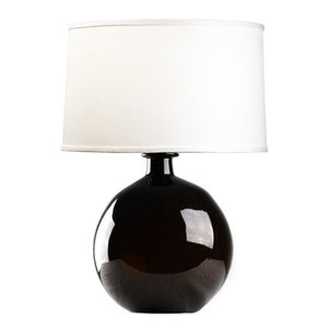 Zentique POSEIDON Amber Lamp with Hand-Finished Glass — Sculptural Warm Glow for Living Rooms & Bedside Tables W12 x H25 x D12 LPV002 AMBER