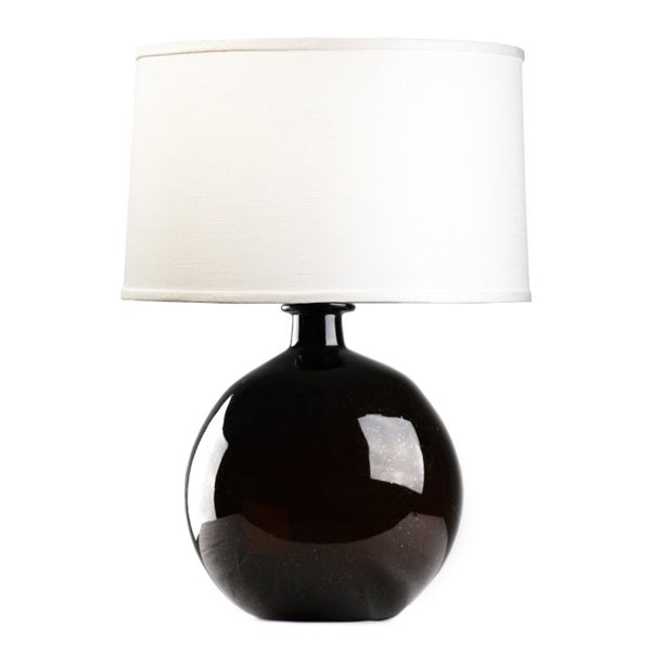 Zentique POSEIDON Amber Lamp with Hand-Finished Glass — Sculptural Warm Glow for Living Rooms & Bedside Tables W12 x H25 x D12 LPV002 AMBER