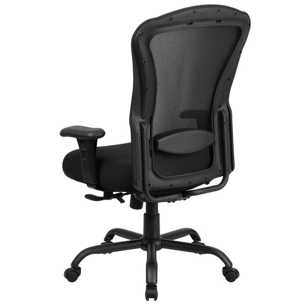 English Elm HERCULES 24/7 Big & Tall Ergonomic Office Chair - 400 lb Capacity, Breathable Mesh, Adjustable Comfort LQ-3-BK-GG