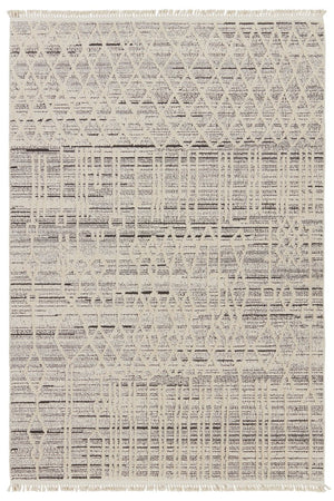 Jaipur Living Lore Caiya Lre02 Powerloomed Machinemade 70% Polypropylene 30% Polyester Moroccan / Bohemian Trellis Indoor Rug Gray, Cream 70% Polypropylene 30% Polyester Rug155331