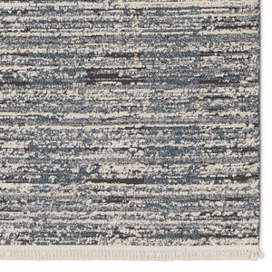 Jaipur Living Lore Duna Lre03 Powerloomed Machinemade 70% Polypropylene 30% Polyester Solids Stripes Indoor Rug Blue, Gray 70% Polypropylene 30% Polyester Rug155338
