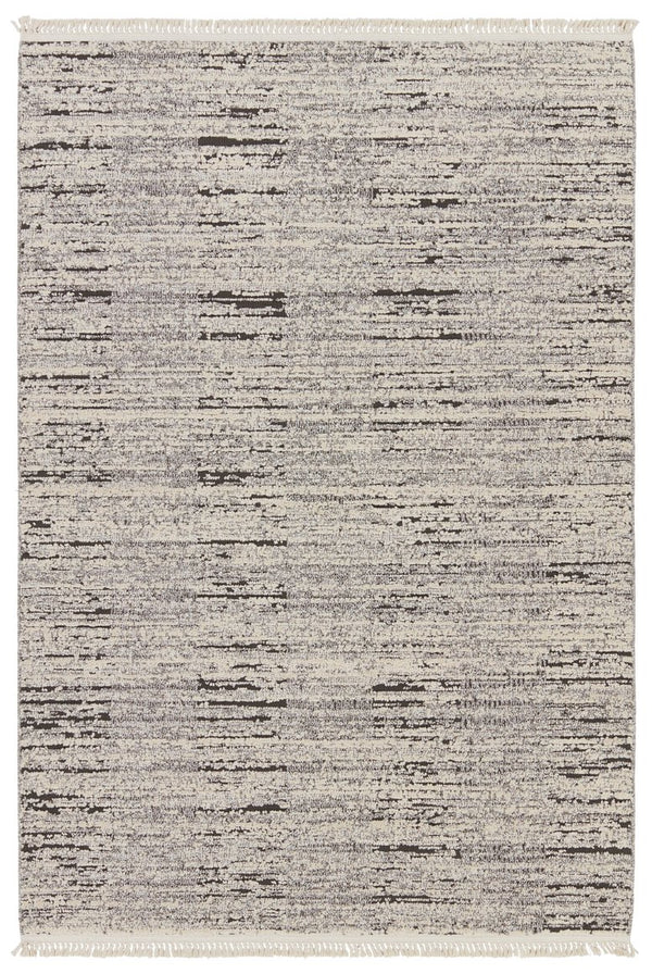 Jaipur Living Lore Duna Lre04 Powerloomed Machinemade 70% Polypropylene 30% Polyester Solids Stripes Indoor Rug Ivory, Cream 70% Polypropylene 30% Polyester Rug155347