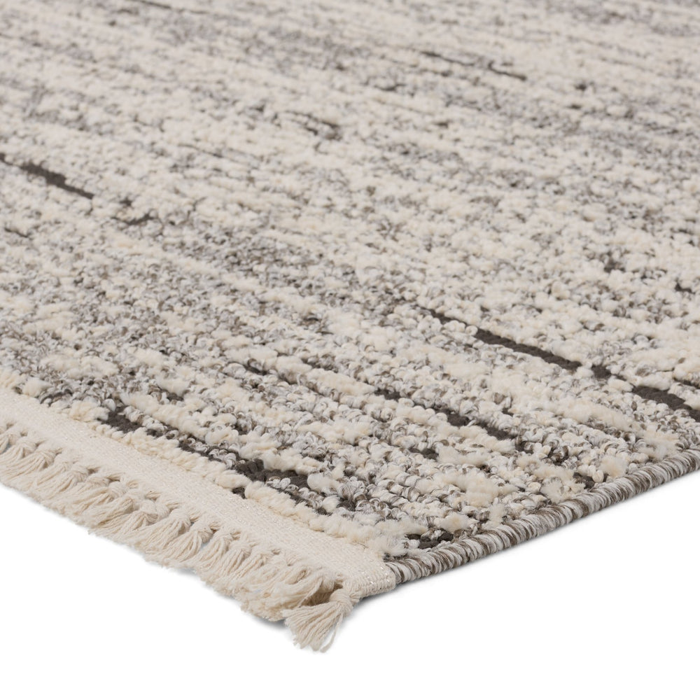 Jaipur Living Lore Duna Lre04 Powerloomed Machinemade 70% Polypropylene 30% Polyester Solids Stripes Indoor Rug Ivory, Cream 70% Polypropylene 30% Polyester Rug155347