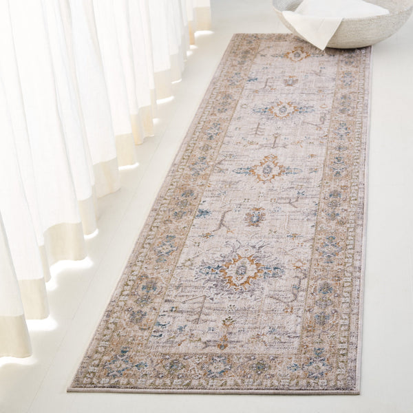 Safavieh Lauren Benson Runner 2X8 Beige & Blue - Low 3/8" Pile, Power-Loomed Turkey, Durable Polyester Backed LRL1080B-28