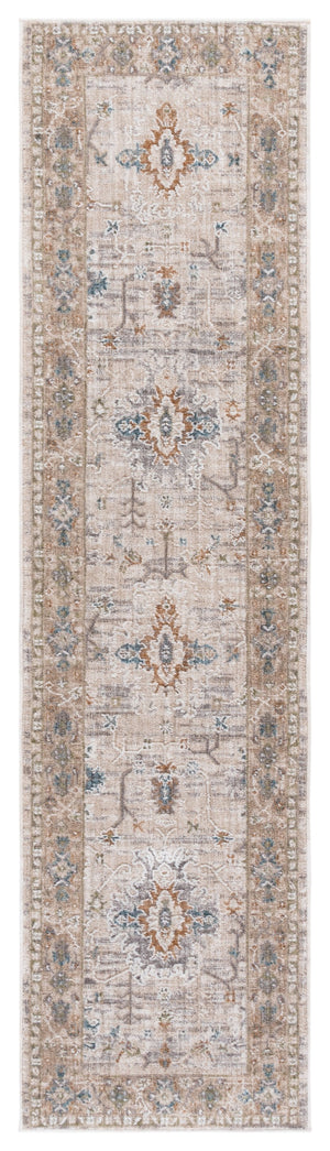 Safavieh Lauren Benson Runner 2X8 Beige & Blue - Low 3/8" Pile, Power-Loomed Turkey, Durable Polyester Backed LRL1080B-28