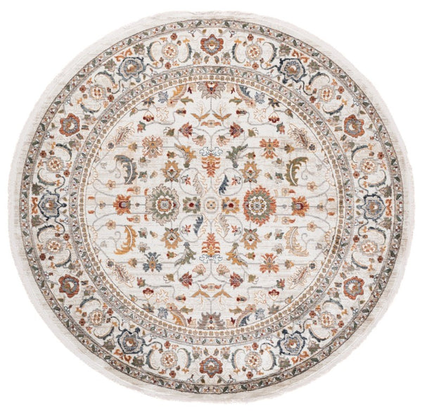 Safavieh Lrl Transitional Floral Runner Rug Power Loomed in Turkey for Hallways and Entryways 6'-7" x 6'-7" - Round LRL1107A-7R