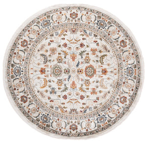 Safavieh Lrl Transitional Floral Runner Rug Power Loomed in Turkey for Hallways and Entryways 6'-7" x 6'-7" - Round LRL1107A-7R