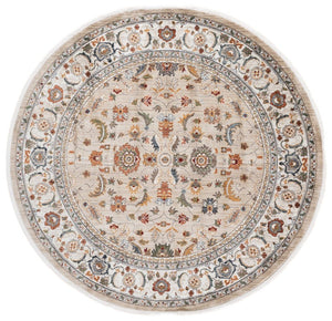 Safavieh Lrl Alford Floral Runner Rug Soft Polypropylene Blend Woven in Turkey for Entryways 6'-7" x 6'-7" - Round LRL1107B-7R