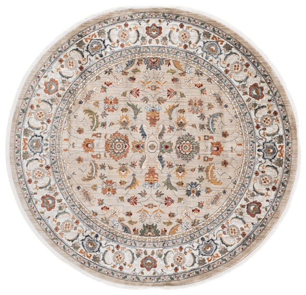 Safavieh Lrl Alford Floral Runner Rug Soft Polypropylene Blend Woven in Turkey for Entryways 6'-7" x 6'-7" - Round LRL1107B-7R
