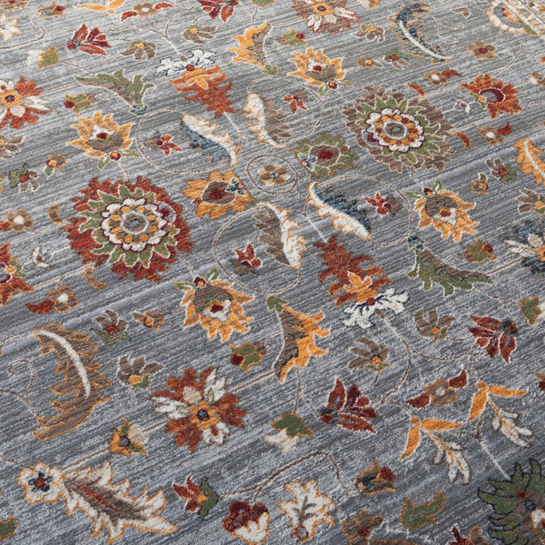 Safavieh Lrl Floral Botanical Runner Rug Power Loomed Polypropylene Blend for Hallways and Entryways 5' x 8' LRL1107F-5