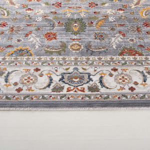 Safavieh Lrl Floral Botanical Runner Rug Power Loomed Polypropylene Blend for Hallways and Entryways 9' x 13' LRL1107F-9