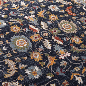 Safavieh Lrl Alford Traditional Medallion Runner Rug Navy Ivory Hallway Polypropylene Blend 9'-0" x 13'-0" LRL1107N-9