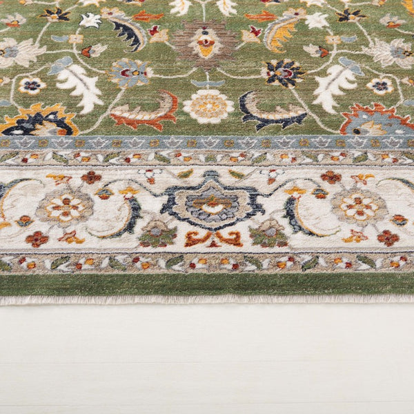 Safavieh Lrl Alford Traditional Power Loomed Area Rug in Green Ivory for Living or Dining Rooms 3'-0" x 5'-0" LRL1107Y-3