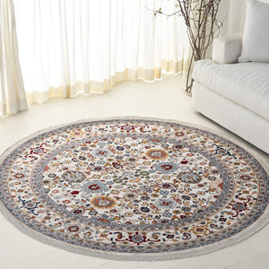 Safavieh Lrl Allington Oriental Runner Rug Power Loomed in Turkey for Hallways and Entryways 6'-7" x 6'-7" - Round LRL1108A-7R