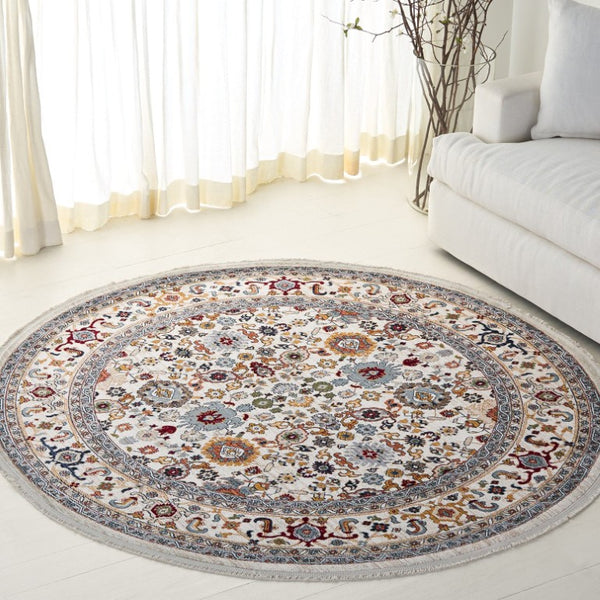 Safavieh Lrl Allington Oriental Runner Rug Power Loomed in Turkey for Hallways and Entryways 6'-7" x 6'-7" - Round LRL1108A-7R