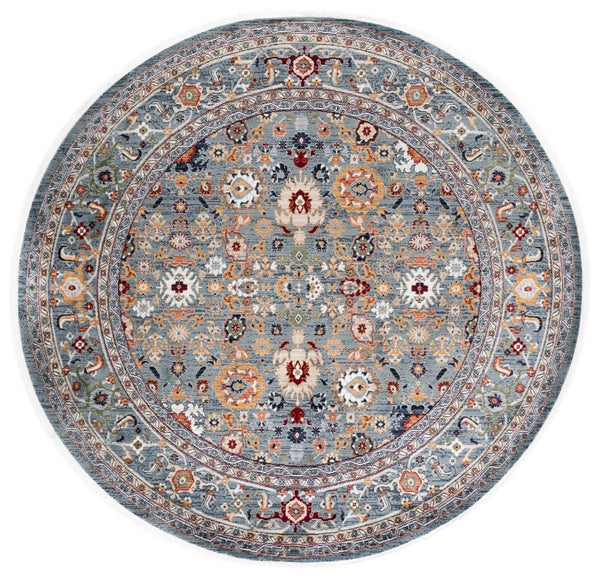 Safavieh Lrl Allington Traditional Oriental Polypropylene Runner Rug Crafted for Narrow Spaces 6'-7" x 6'-7" Round LRL1108K-7R