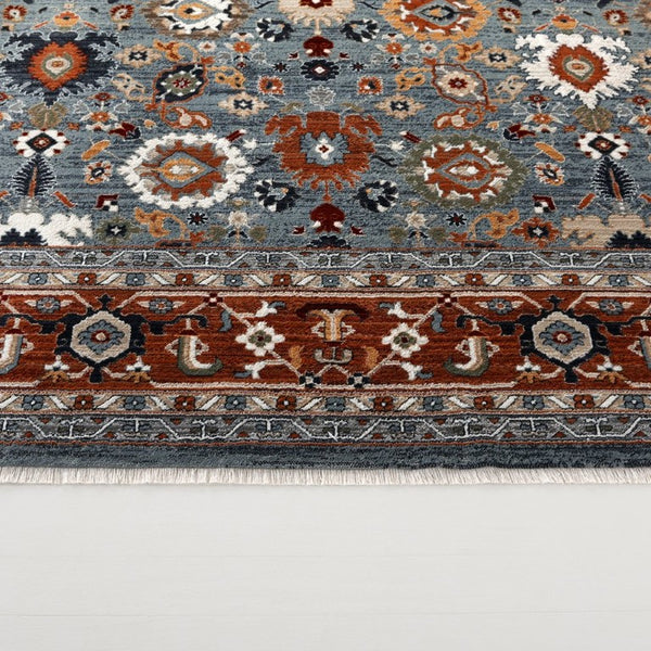 Safavieh Lrl Allington Ornate Floral Runner Rug Polypropylene Blend for Hallways and Entryways 6'7" x 6'7" Square LRL1108L-7SQ