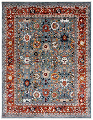Safavieh Lrl Allington Ornate Floral Runner Rug Polypropylene Blend for Hallways and Entryways 9' x 13' LRL1108L-9
