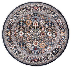 Safavieh Lrl Allington Power Loomed Hallway Runner with Polypropylene Blend Traditional Palette 6'-7" x 6'-7" - Round LRL1108Z-7R