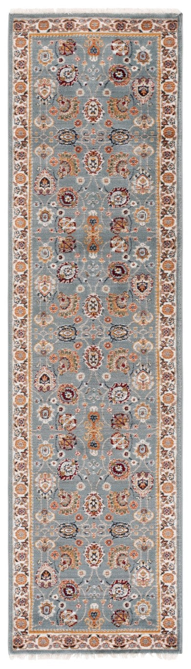 Safavieh Lrl Turkish Power Loomed Runner Rug Blue Ivory Hallway Accent Soft Traditional 2'-0" x 8'-0" LRL1110M-28