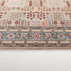 Safavieh Lrl Bancroft Traditional Runner Polypropylene Blend Power Loomed in Turkey Hallway Rug 6'-7" x 6'-7" - B LRL1112B-7SQ