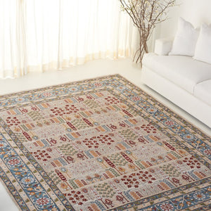 Safavieh Lrl Bancroft Traditional Runner Polypropylene Blend Power Loomed in Turkey Hallway Rug 9'-0" x 13'-0" LRL1112B-9