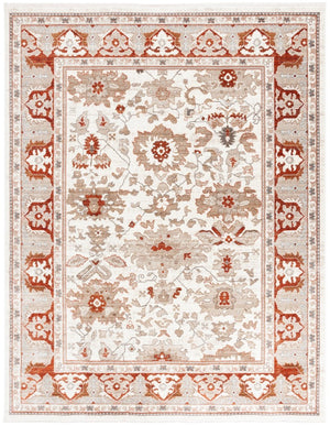 Safavieh Lrl Lambeth Transitional Power Loomed Area Rug in Warm Ivory Rust for Any Room LRL1114A-8
