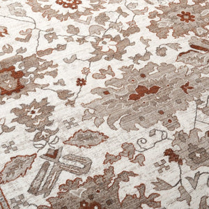 Safavieh Lrl Lambeth Transitional Power Loomed Area Rug in Warm Ivory Rust for Any Room LRL1114A-8