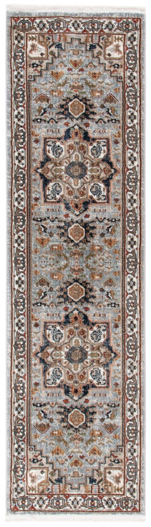 Safavieh Lrl Amberley Traditional Runner Rug in Neutral Grey Beige Polypropylene Blend 2'-0" x 8'-0" LRL1116F-28