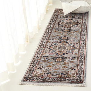 Safavieh Lrl Amberley Traditional Runner Rug in Neutral Grey Beige Polypropylene Blend 2'-0" x 8'-0" LRL1116F-28