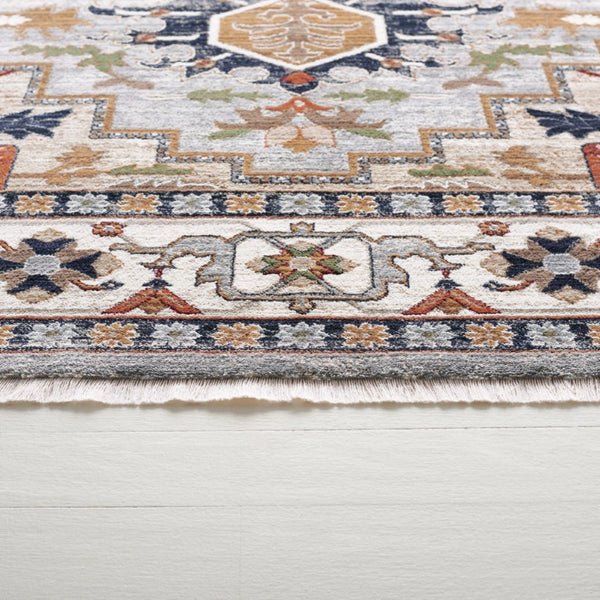 Safavieh Lrl Amberley Traditional Runner Rug in Neutral Grey Beige Polypropylene Blend 6'-0" x 9'-0" LRL1116F-6