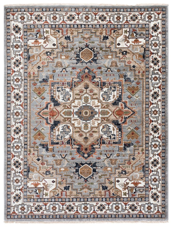Safavieh Lrl Amberley Traditional Runner Rug in Neutral Grey Beige Polypropylene Blend 6'-0" x 9'-0" LRL1116F-6