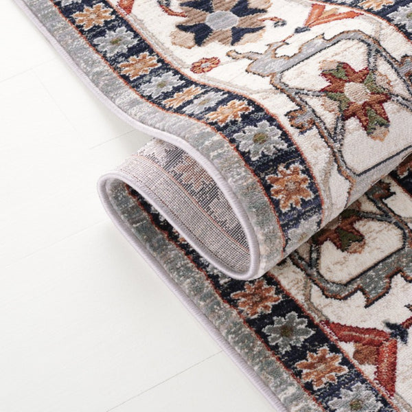Safavieh Lrl Amberley Traditional Runner Rug in Neutral Grey Beige Polypropylene Blend 9'-0" x 13'-0" LRL1116F-9