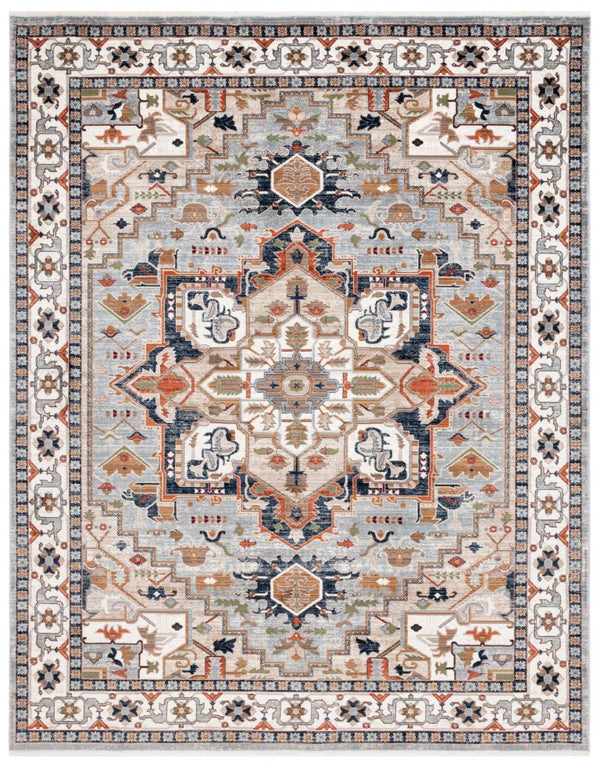 Safavieh Lrl Amberley Traditional Runner Rug in Neutral Grey Beige Polypropylene Blend 9'-0" x 13'-0" LRL1116F-9