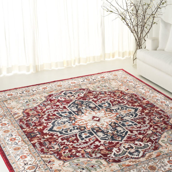 Safavieh Lrl Traditional Motif Runner Rug Polypropylene Blend Entryway Hallway Accent 7'-9" x 9'-6" LRL1117P-8