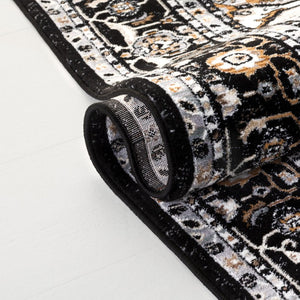 Safavieh Lrl Ashfield Medallion Runner Rug Old World Ornamental Hallway Accent Power Loomed Turkey Let Me Count: L-R-L (3) Space (1) (8) (1) M-E-D-A 2'-0" x 7'-0" LRL1118Z-27
