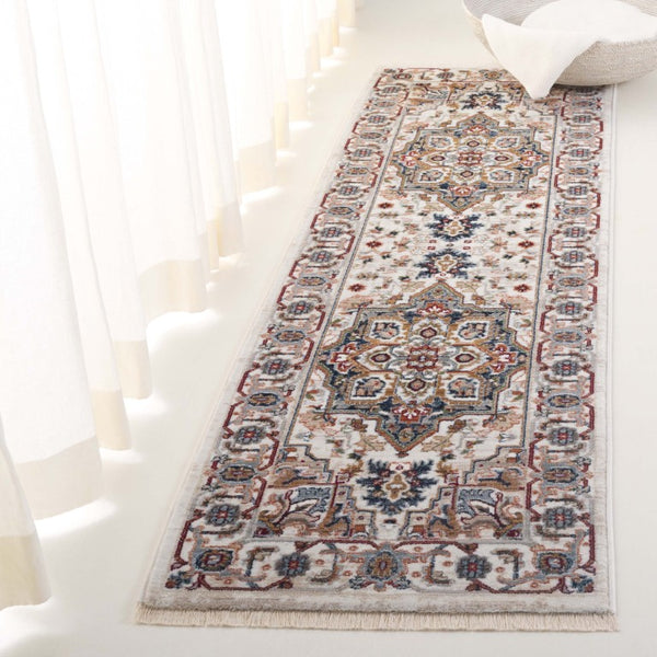 Safavieh Lrl Atwood Traditional Runner Ivory Beige Polypropylene Blend for Hallways and Entryways 2'-0" x 7'-0" LRL1119A-27