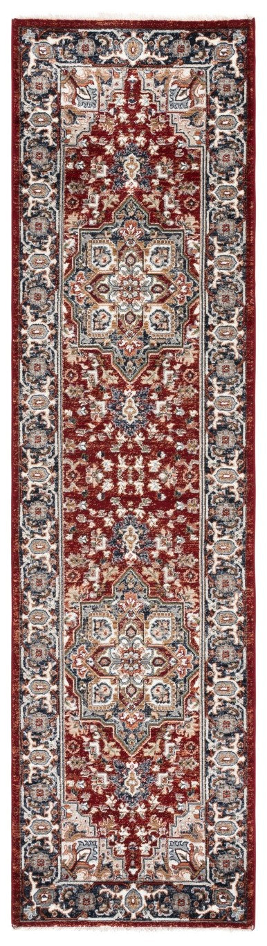 Safavieh Lrl Turkish Power-Loomed Runner Bold Geometric Motifs for Hallways and Entryways 2'-0" x 8'-0" LRL1119P-28