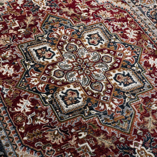 Safavieh Lrl Turkish Power-Loomed Runner Bold Geometric Motifs for Hallways and Entryways 6'-7" x 6'-7" - Square LRL1119P-7SQ